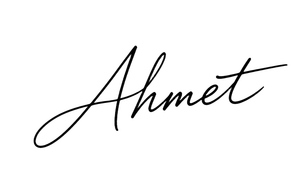 Ahmets underskrift